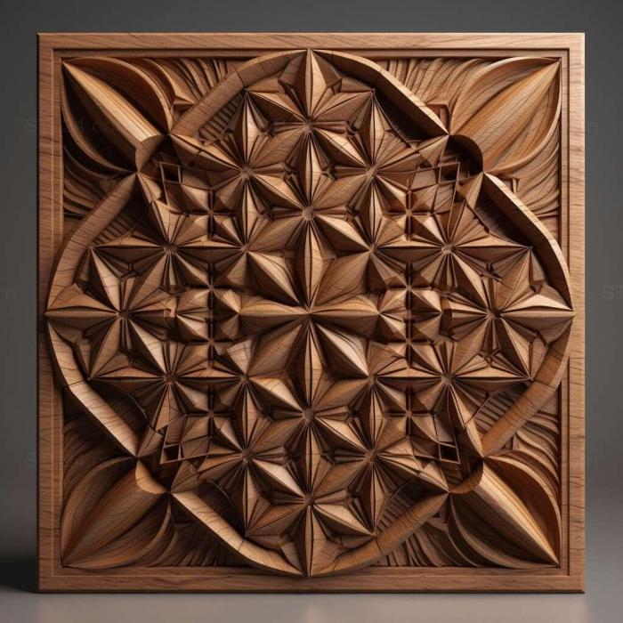 Patterns and decorations (Geometry 2, PATTERN_2466) 3D models for cnc